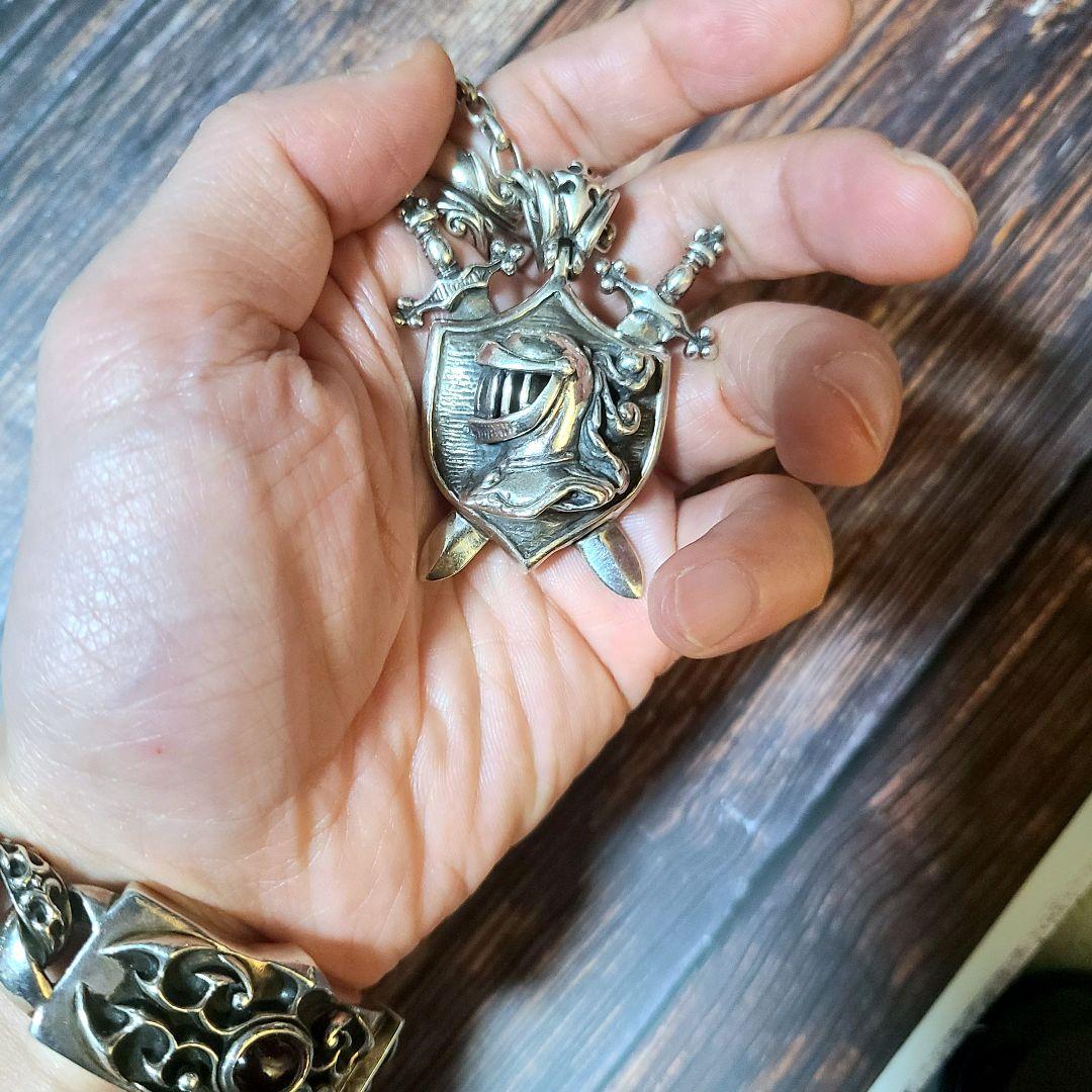 新品定価12万超 生産終了 スターナイツ ペンダント チェーン シルバー