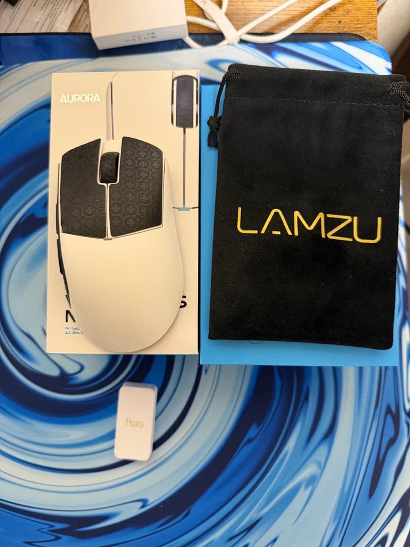 LAMZU PARO AURORA 8Kドングル付属 LAMZU ラムズ Paro Aurora 8Kレシーバー付属 ワイヤレスゲーミング