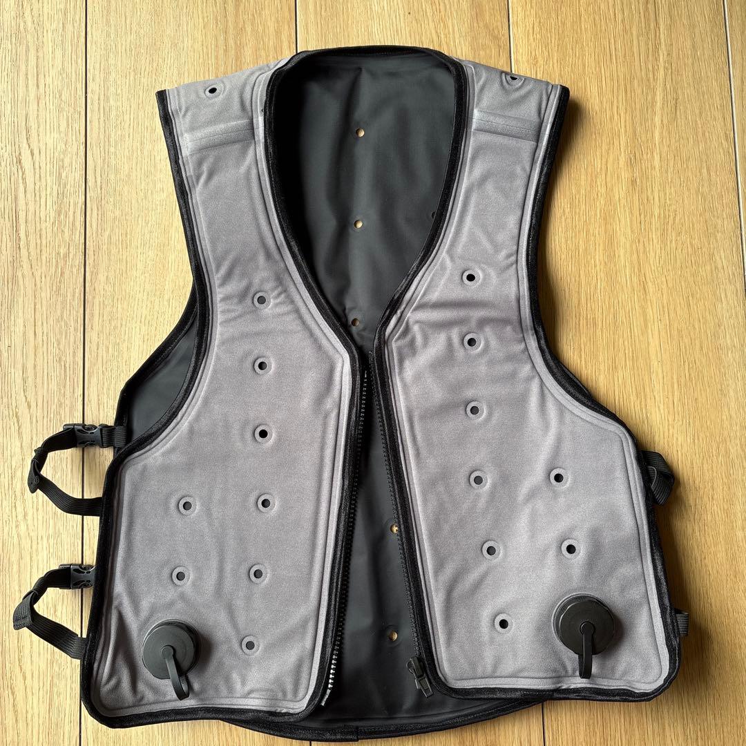 気化熱冷却ベスト　クールベスト フリーサイズ　グレー