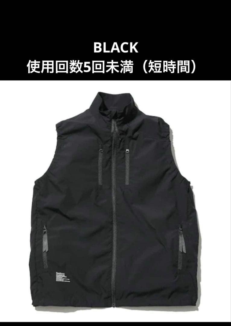 『美品』FreshService 空調服 黒 2ファン付き　Lサイズ