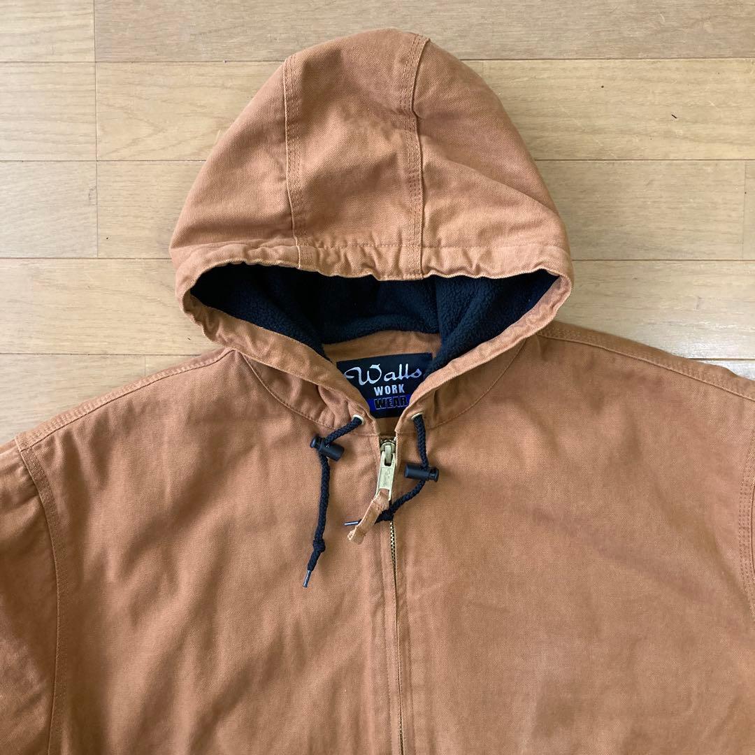 希少WALLSヴィンテージワークダックパーカーアクティブジャケット