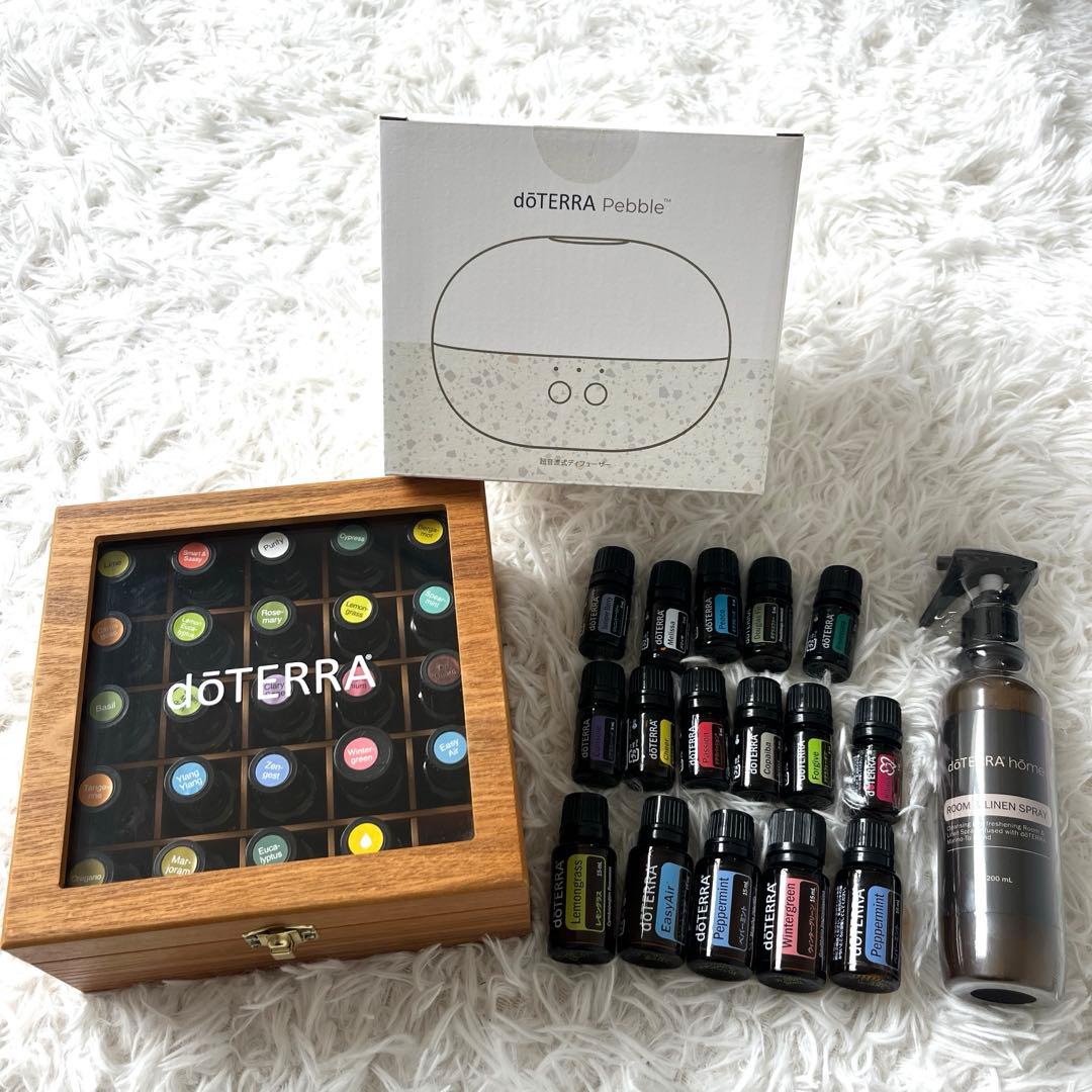 doTERRA オイル40本セット　木箱　ディフューザー　スプレー　未使用品有り