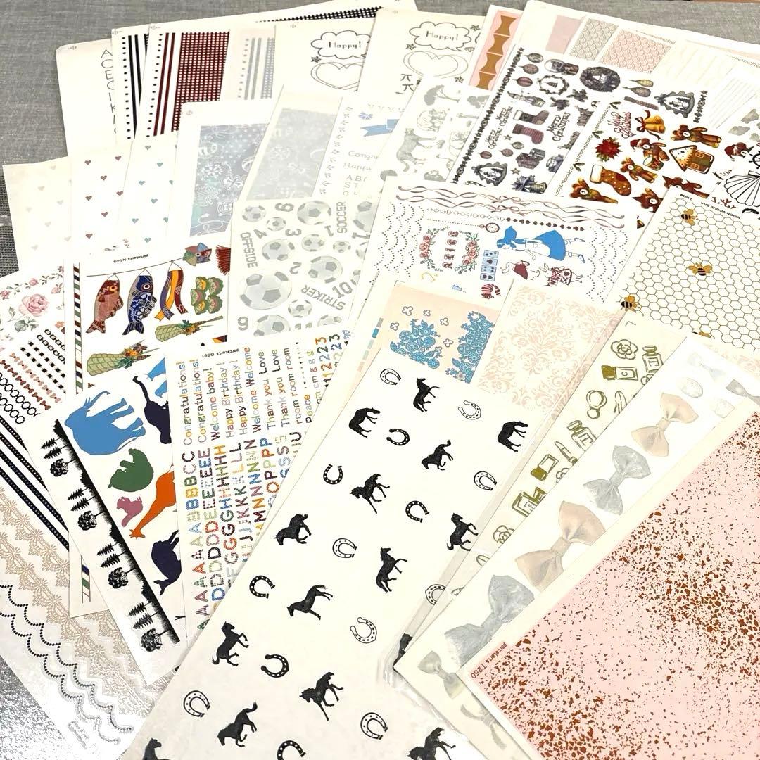 期間限定！ポーセラーツ転写紙　未使用50枚