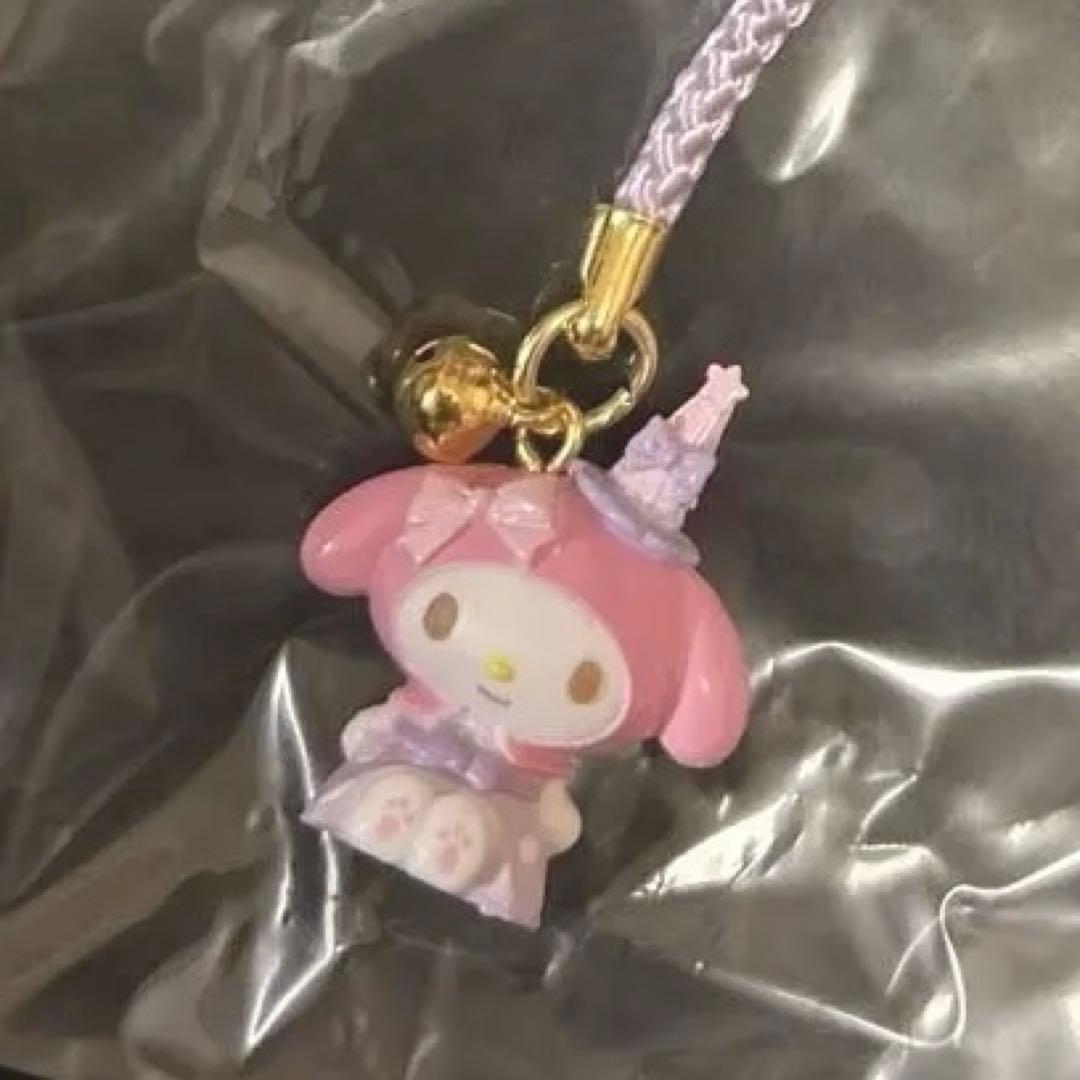 東京スカイツリーマイメロディ根付けマスコットストラップキーホルダー