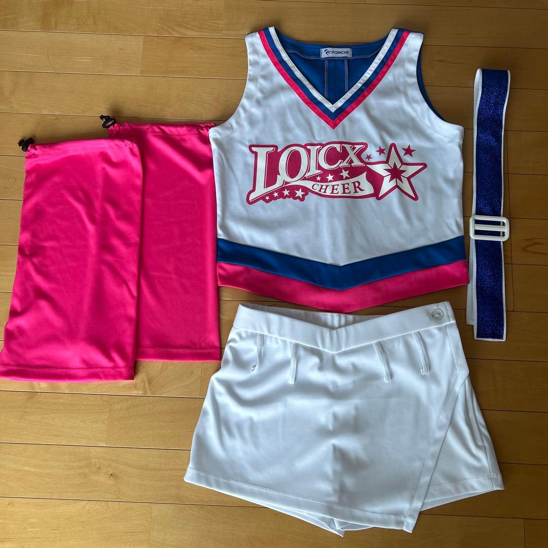 LOICX CHEER ユニフォーム Lサイズ CHEERLYS Glow様（オーダーダンスウェア）｜お客様作成例｜POMCHE ポムシェ