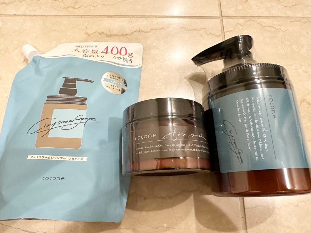 cocone シャンプー 詰め替え　ヘアマスク