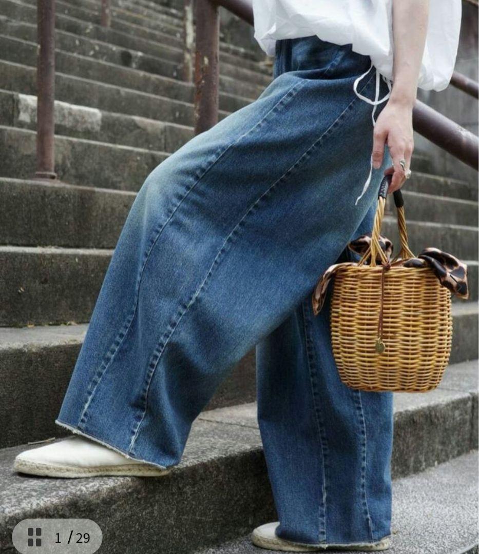 ジャーナルスタンダードラックス　110Zデニム スウィッチパンツ　S 新品