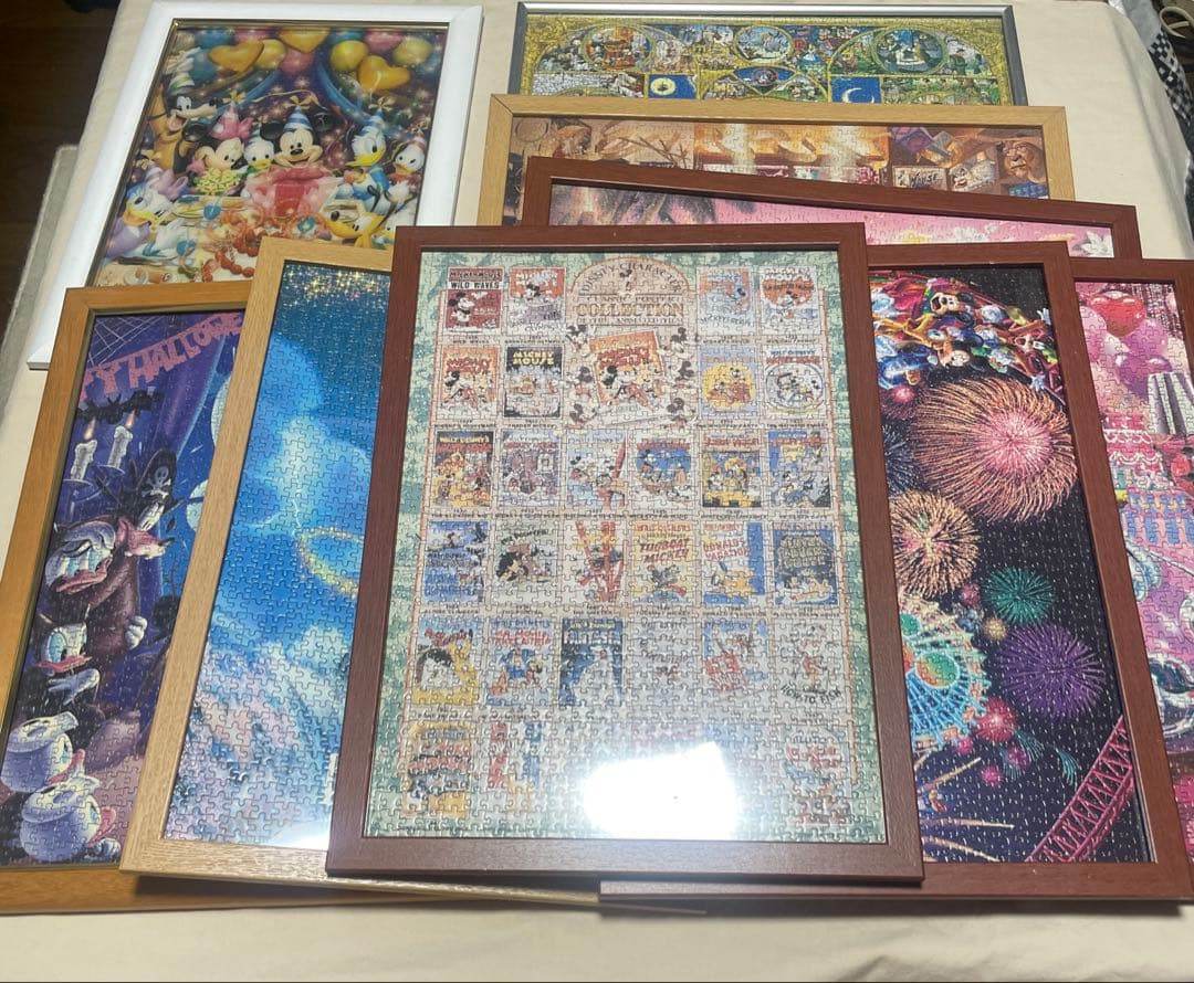 ディズニー　ジグソーパズル　完成品　9個セット