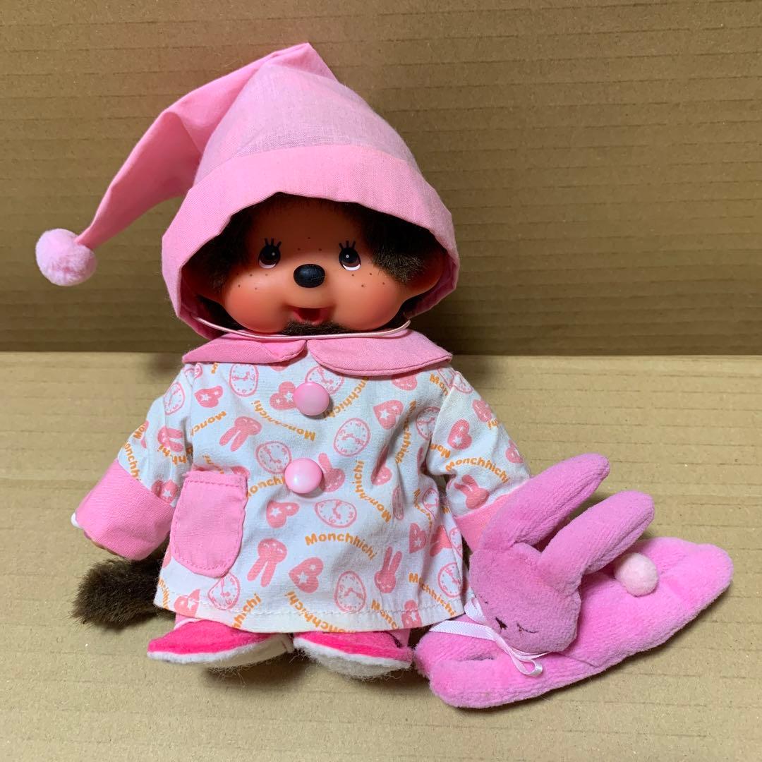 【希少】モンチッチ　女の子　パジャマ　うさちゃんぬいぐるみ　ピンク Amazon.co.jp: セキグチ 30周年限定パジャマ モンチッチ S うさちゃん