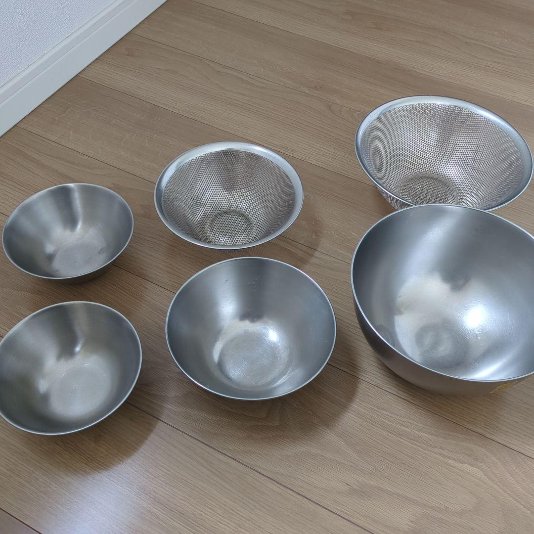 ステンレスボウル（柳宗理） 5点セット