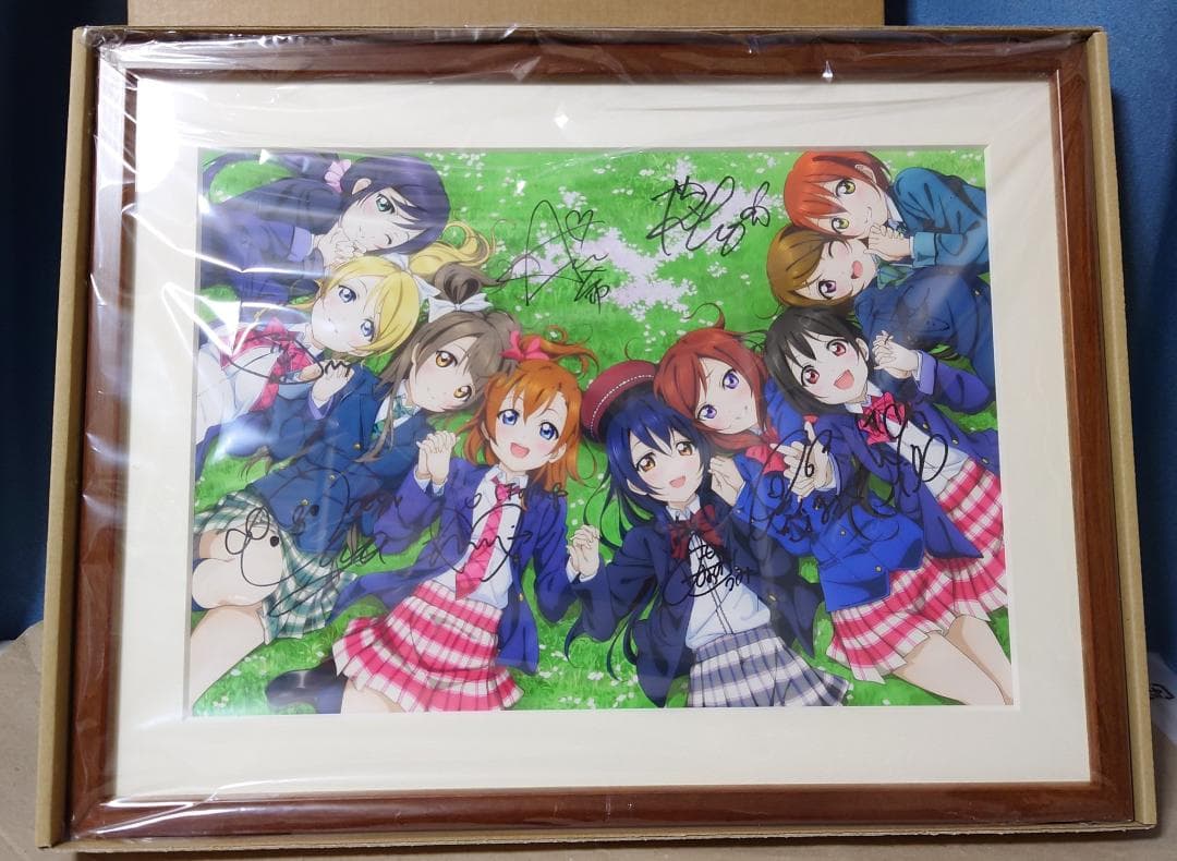 ラブライブ！　μ's　直筆サイン入り 複製原画