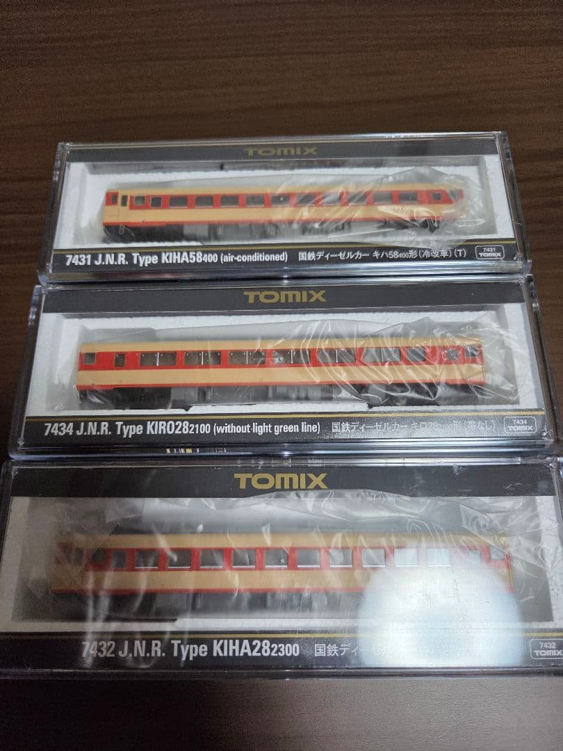 tomix　トミックス　国鉄キハ58(冷改車)(T)、キハ28形、キロ28形 JR キハ58系急行ディーゼルカー(パノラミックウインドータイプ・JR四国
