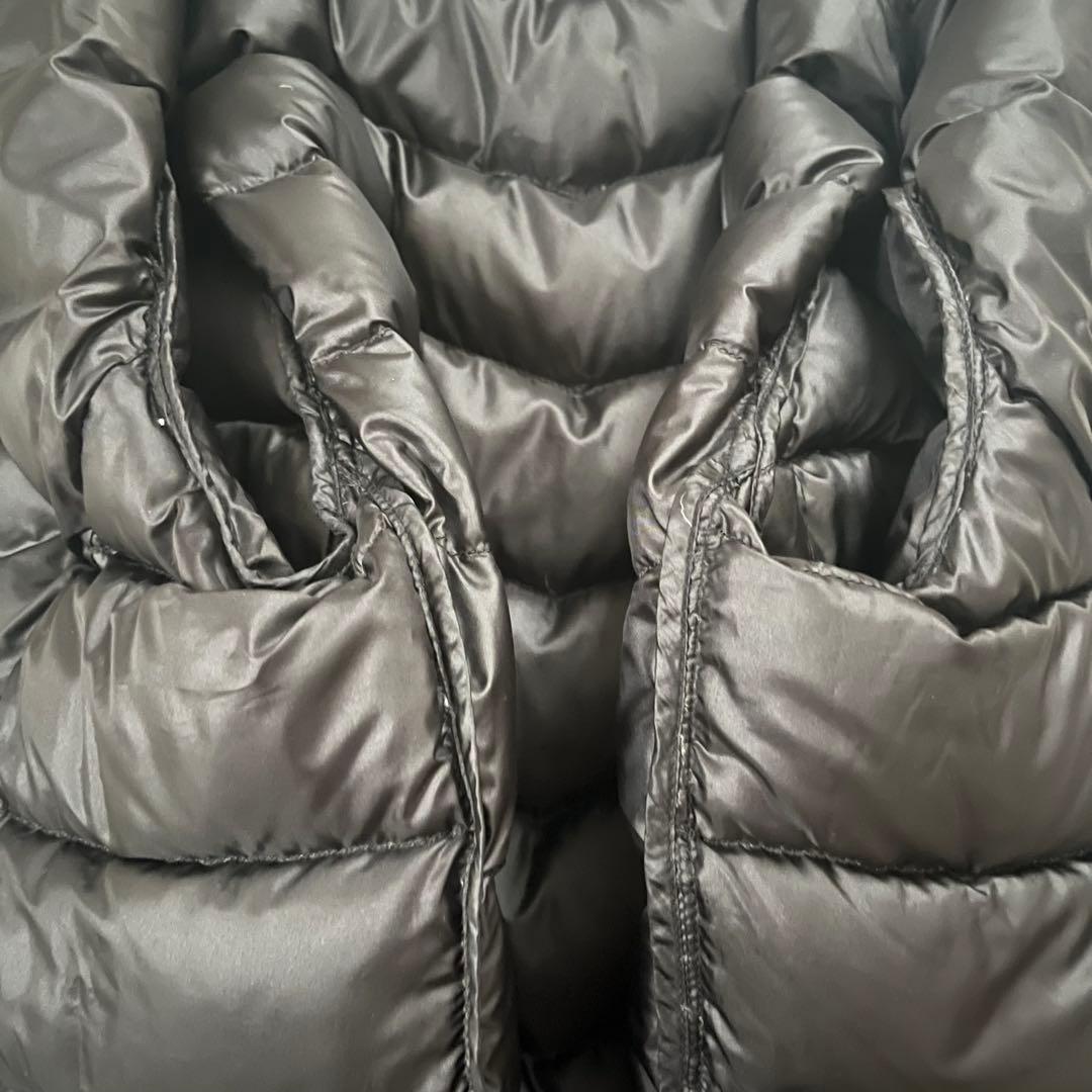 大きいサイズ マックスマーラ ロングダウンコート ベルト 黒 ダブル