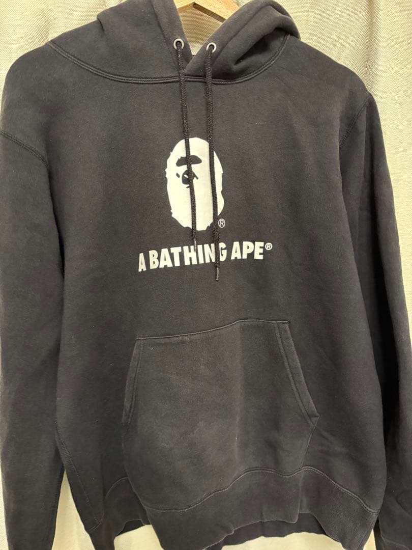 【ぽむちゃん】A Bathing Ape パーカー L ダークグレー