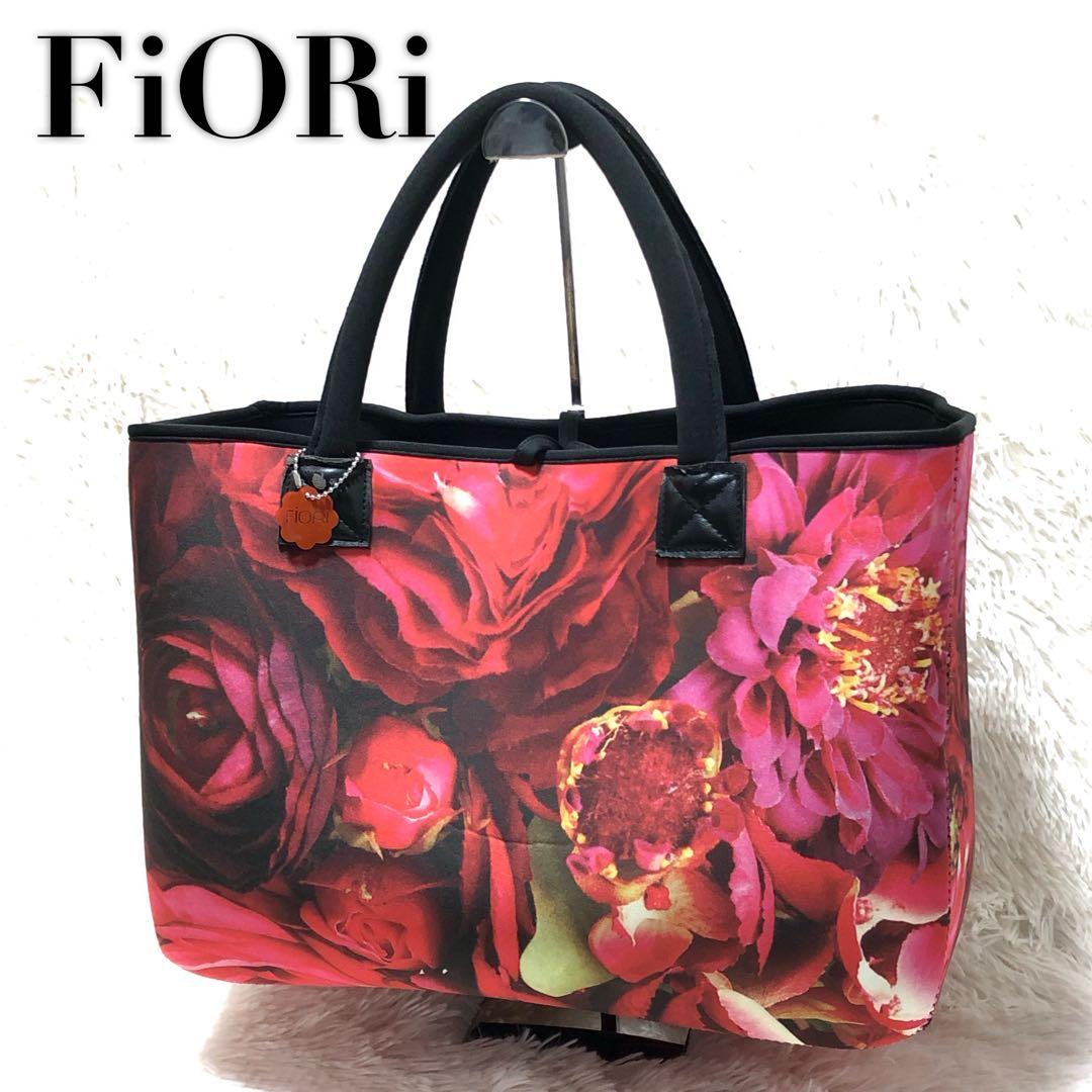 FiORIトートバッグ ハンドバッグ リバーシブル ビックサイズ 大容量 美品