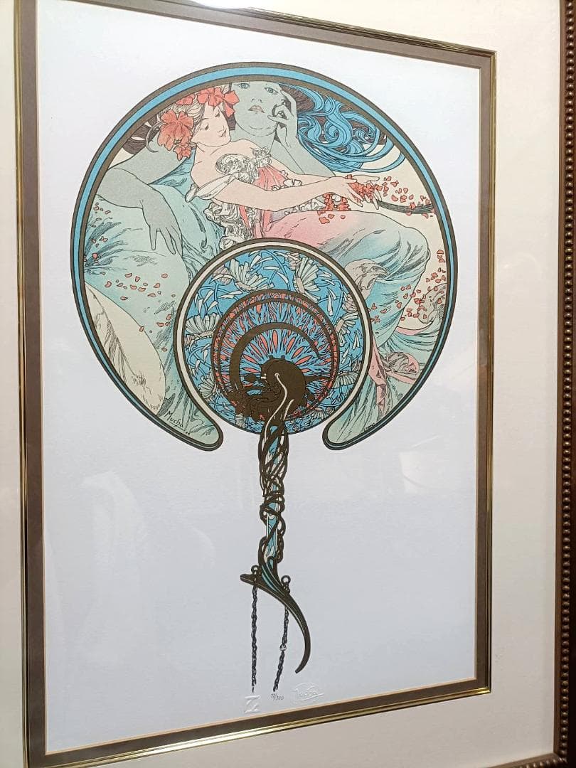 【希少／ミュシャ財団】風は青春とともに去る【アルフォンス・ミュシャ】