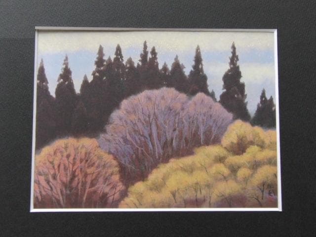 東山魁夷、【夕暉】、希少な額装用画集画、新品高級額 額装付、状態良好