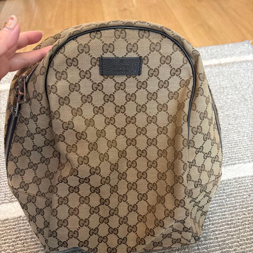 GUCCI ベージュ GGパターン リュック 楽天市場】【バッグ】GUCCI グッチ GGキャンバス ジャッキーライン