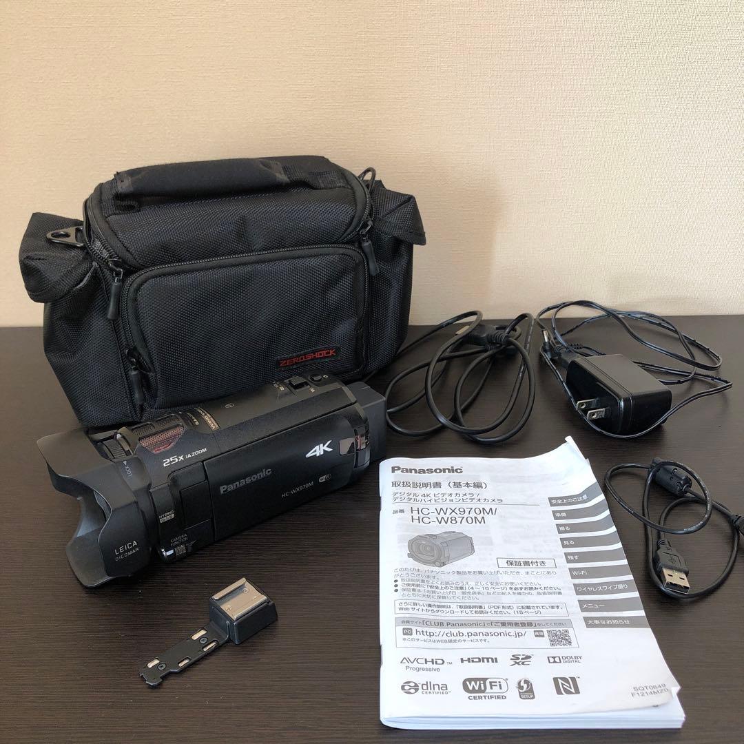 【美品/動作品】Panasonic デジタル4Kビデオカメラ HC-WX970M