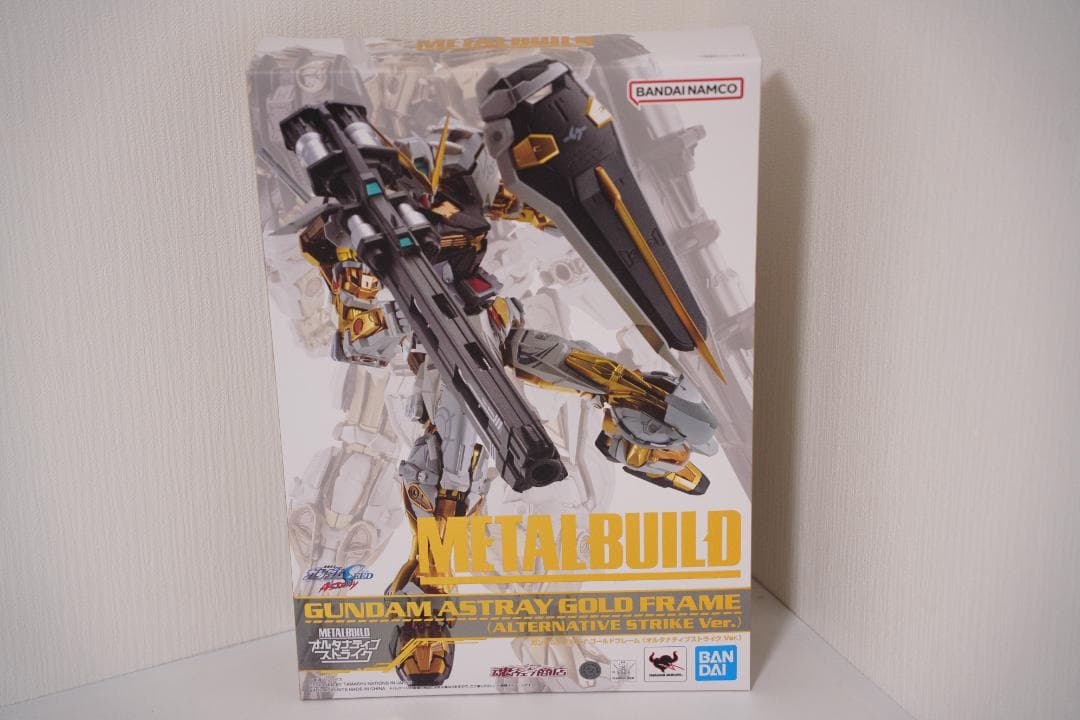 L BUILD ガンダムアストレイ ゴールド オルタナティブストライク METAL BUILD ガンダムアストレイ ゴールドフレーム（オルタナティブ