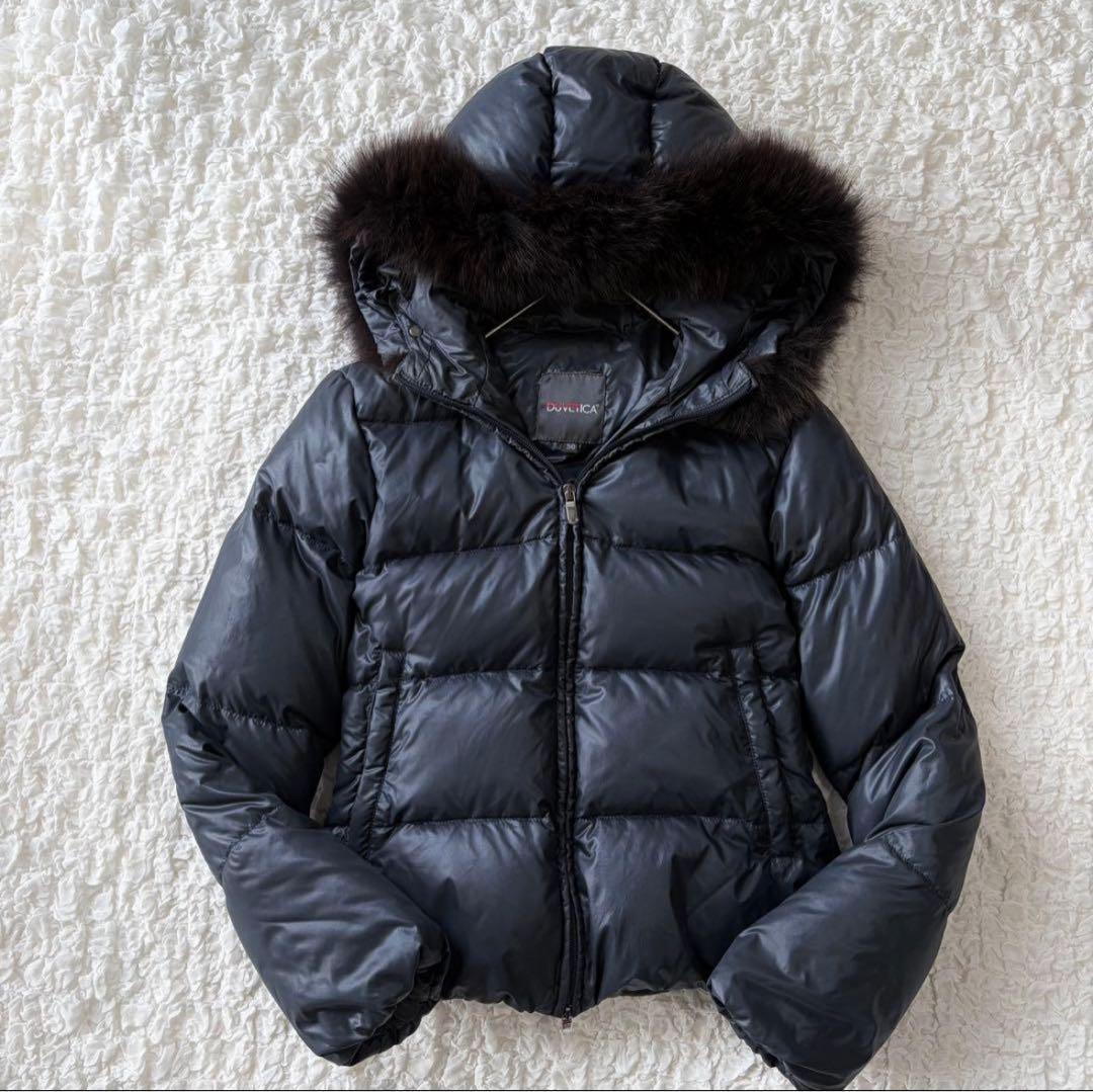 duvetica Adhara ダウンジャケット ラクーンファー 36