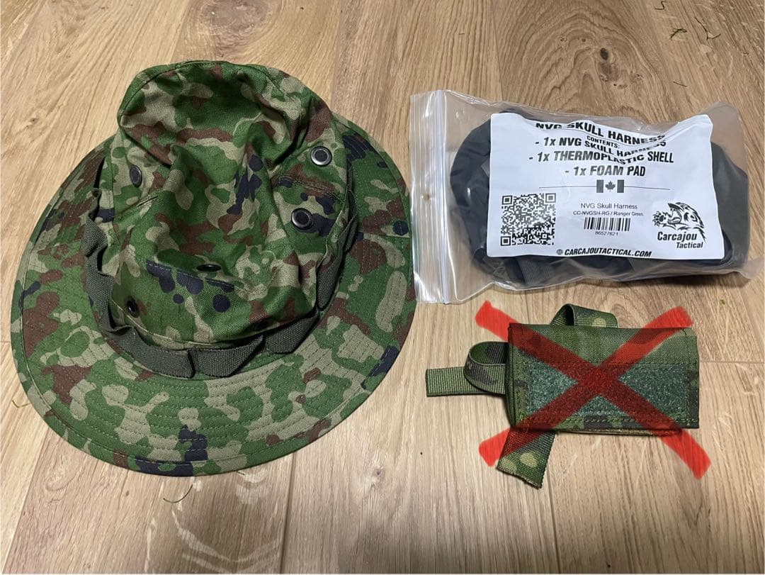 NVG ブッシュハット　陸自迷彩