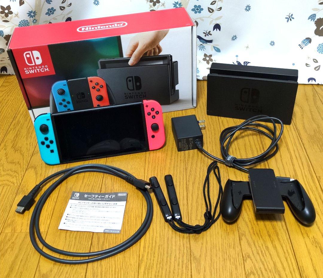 【付属品セット】Nintendo Switch ネオンブルー/ネオンレッド 本体 Amazon.co.jp: 【整備済み品】 Nintendo Switch 本体 (ニンテンドー