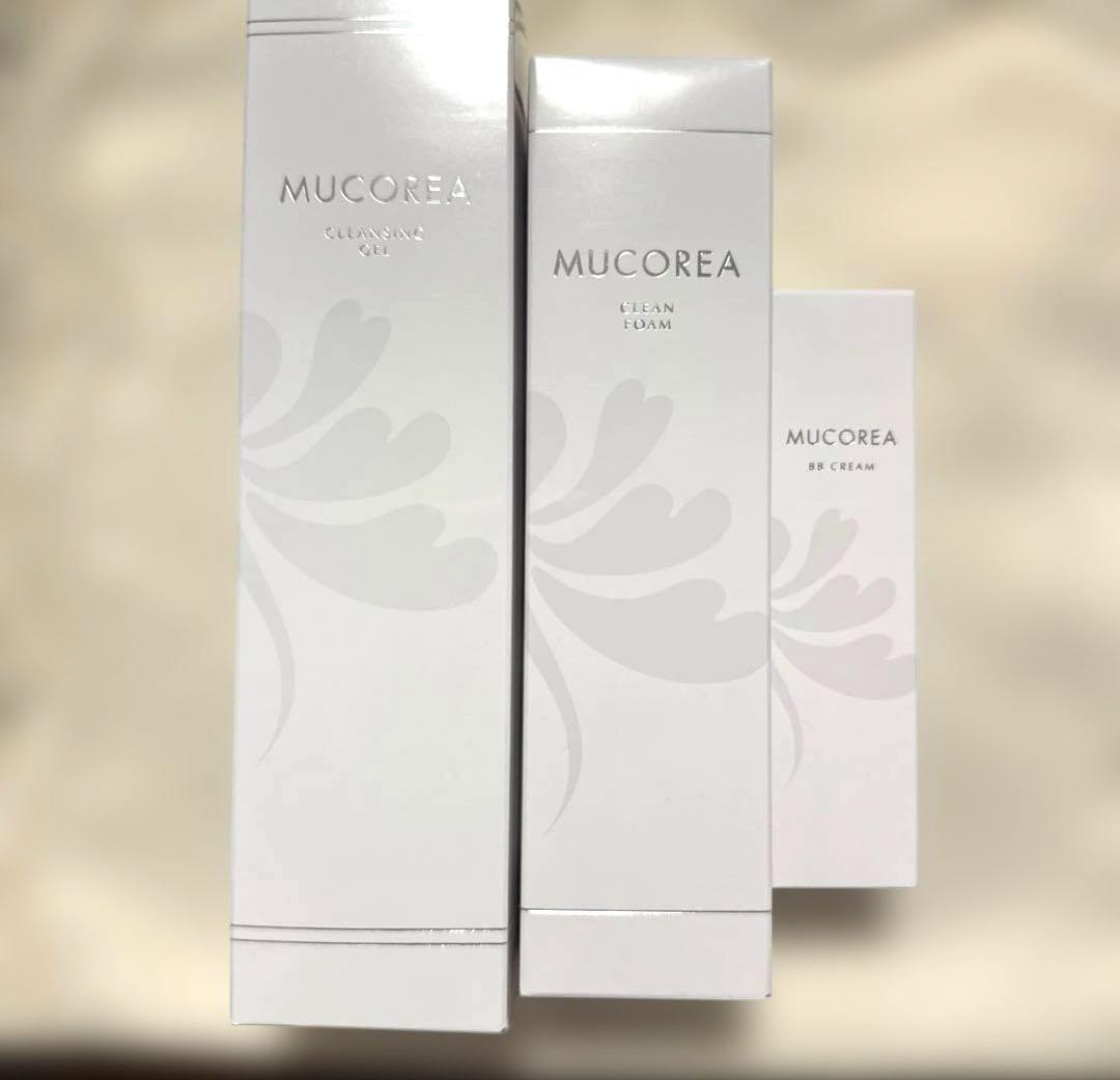 サンベールムコ多糖　ムコレア３点セット(クレンジング　洗顔　BBクリーム)