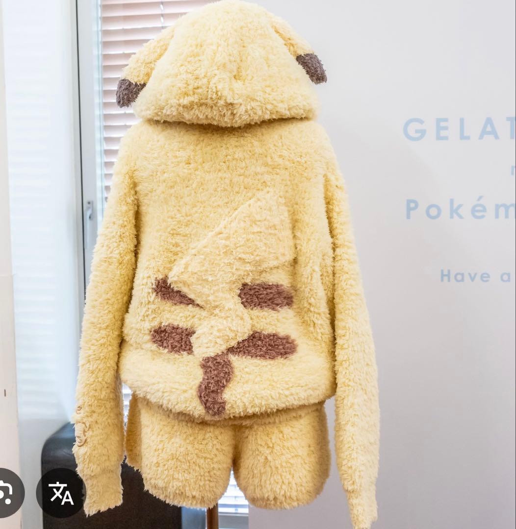 ジェラピケポケモンコラボ ピカチュウルームウェア上下セット - メルカリ