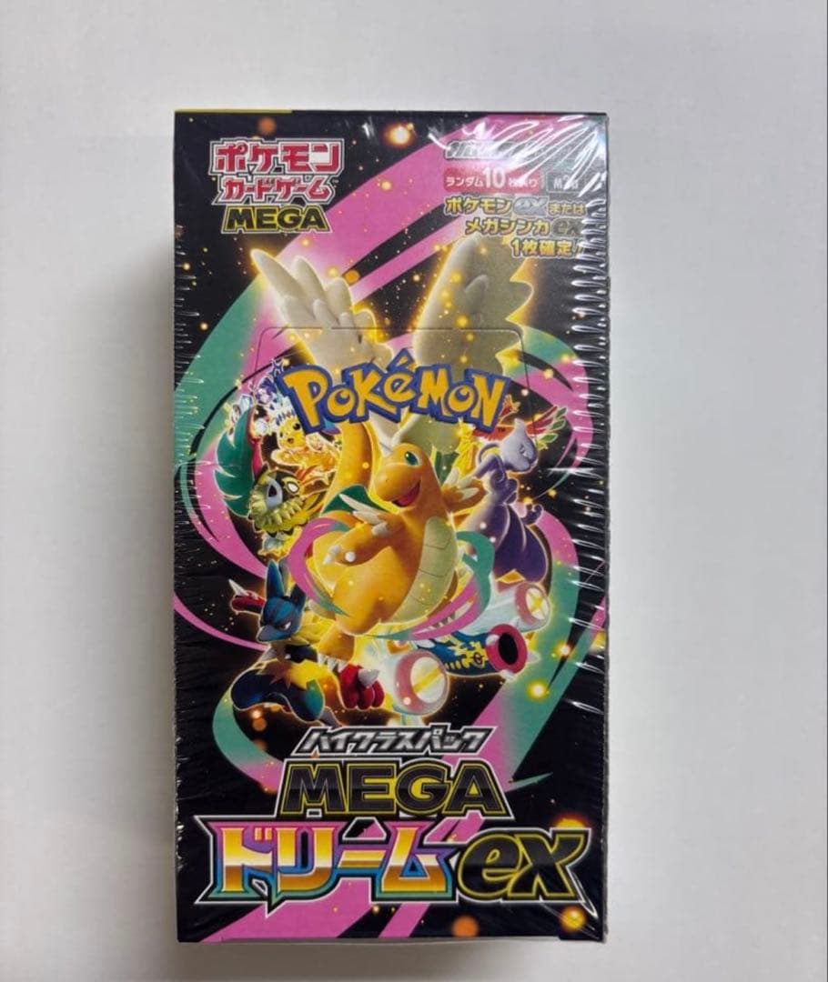 ポケモンカードゲーム MEGAドリームEX シュリンク付き未開封ボックス