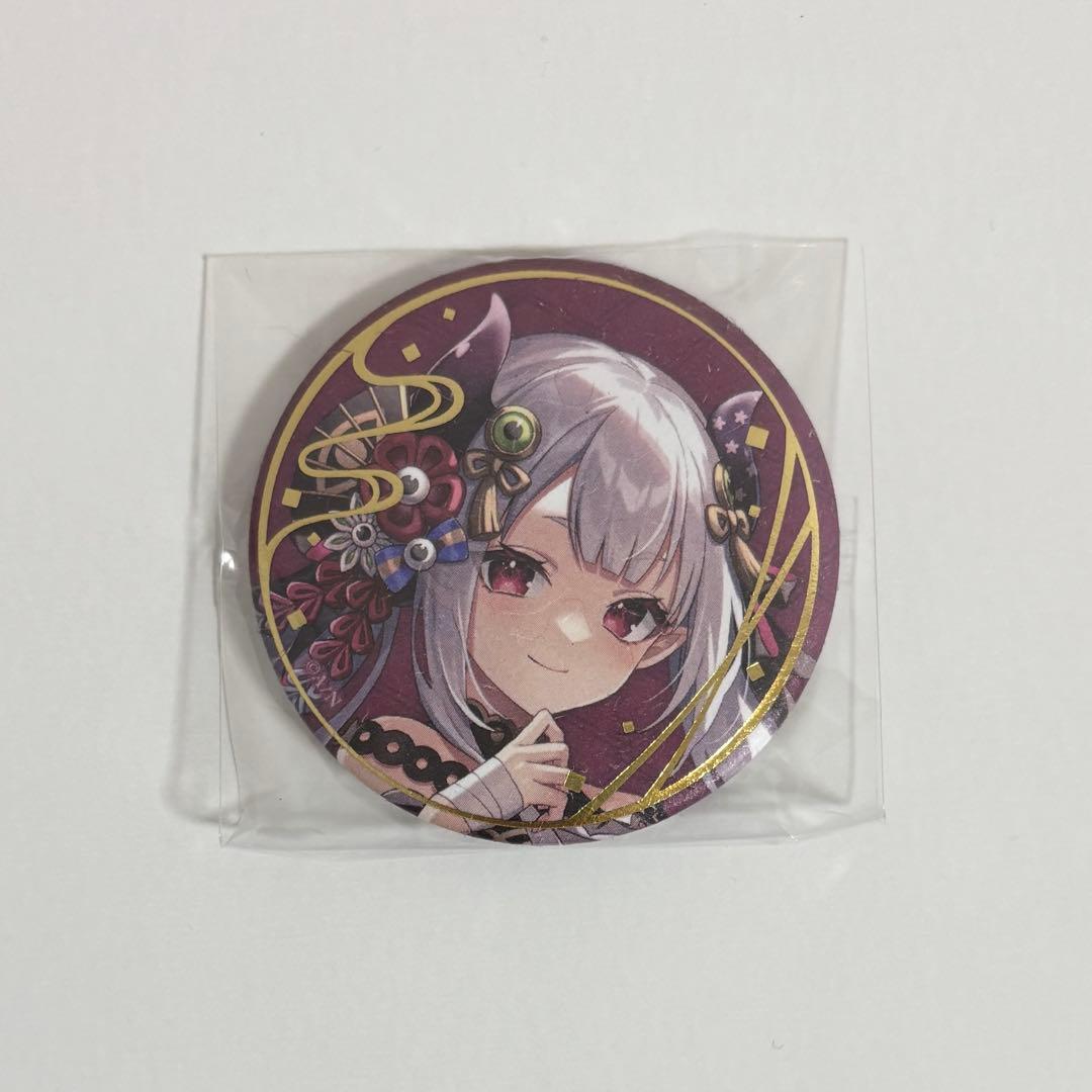 奈羅花 にじさんじ 妖怪万化 和紙風箔押し缶バッジ - メルカリ