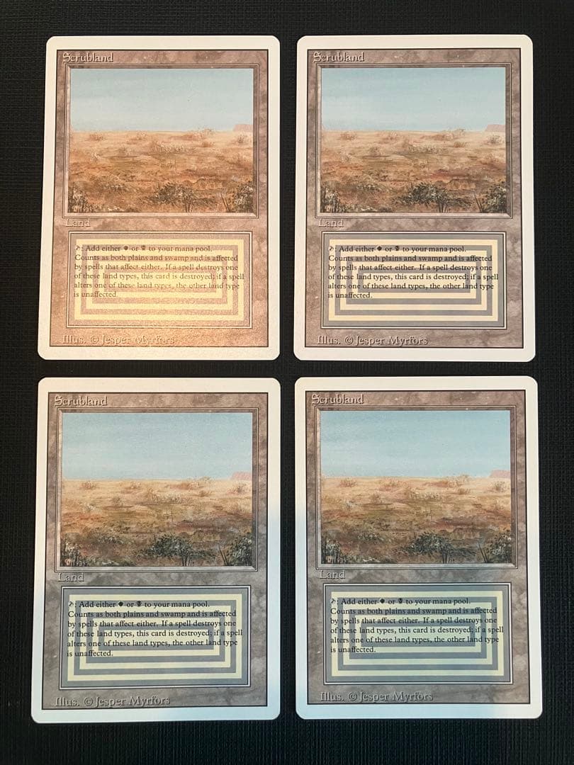MTG Scrubland 3ED デュアルランド