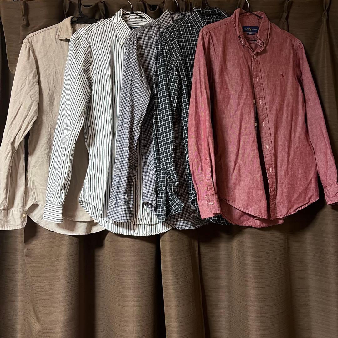 【Tom 】ポロラルフローレン　スリムフィットシャツ　５着セット　s/p Tom 様専用】ポロラルフローレン スリムフィットシャツ 5着セット s/p