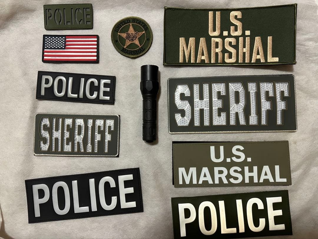 LE装備　パッチセット　sure fireのライト付き