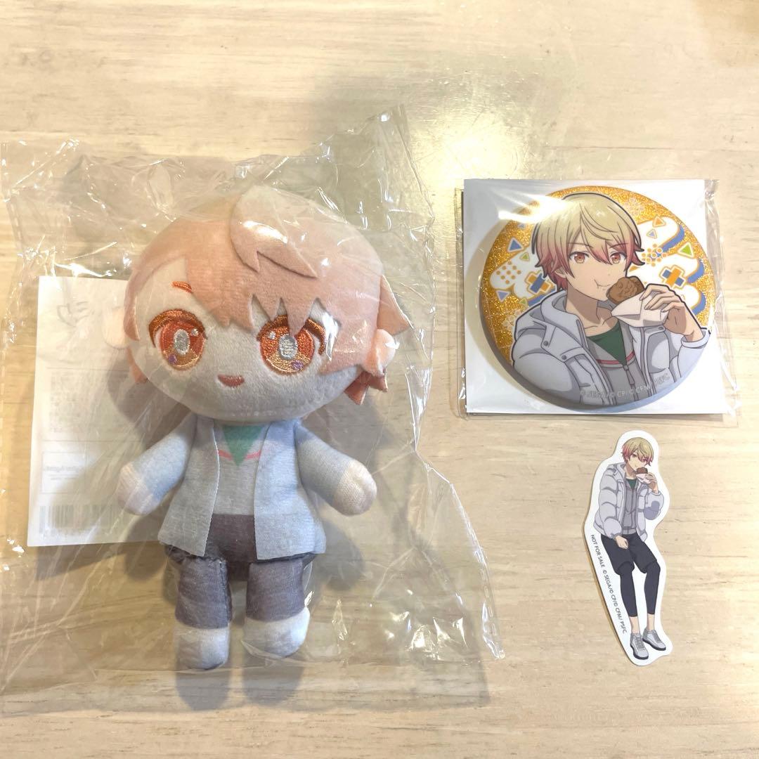 プロセカ 天馬司 はぴこれくじ ぬいぐるみマスコット 缶バッジ 特典