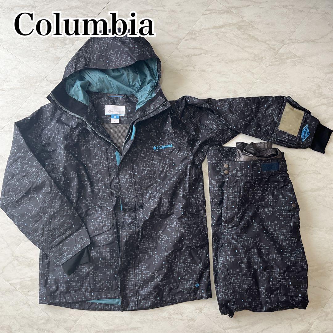 美品 Columbia スキー スノボ ウェア 上下セット　マルチカラー 黒 楽天市場】Columbia（上下セット・つなぎ｜メンズウェア