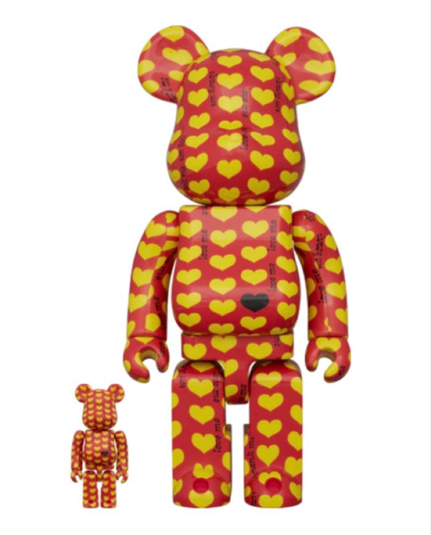 その他 BE@RBRICK Yellow Heart Reverse Ver.