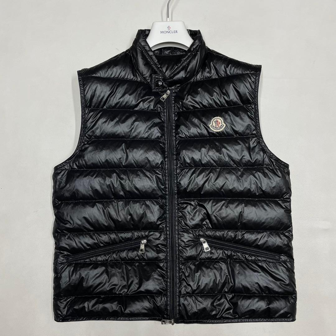 極美品 サイズ2 MONCLER モンクレール GUI GILET ライトダウン
