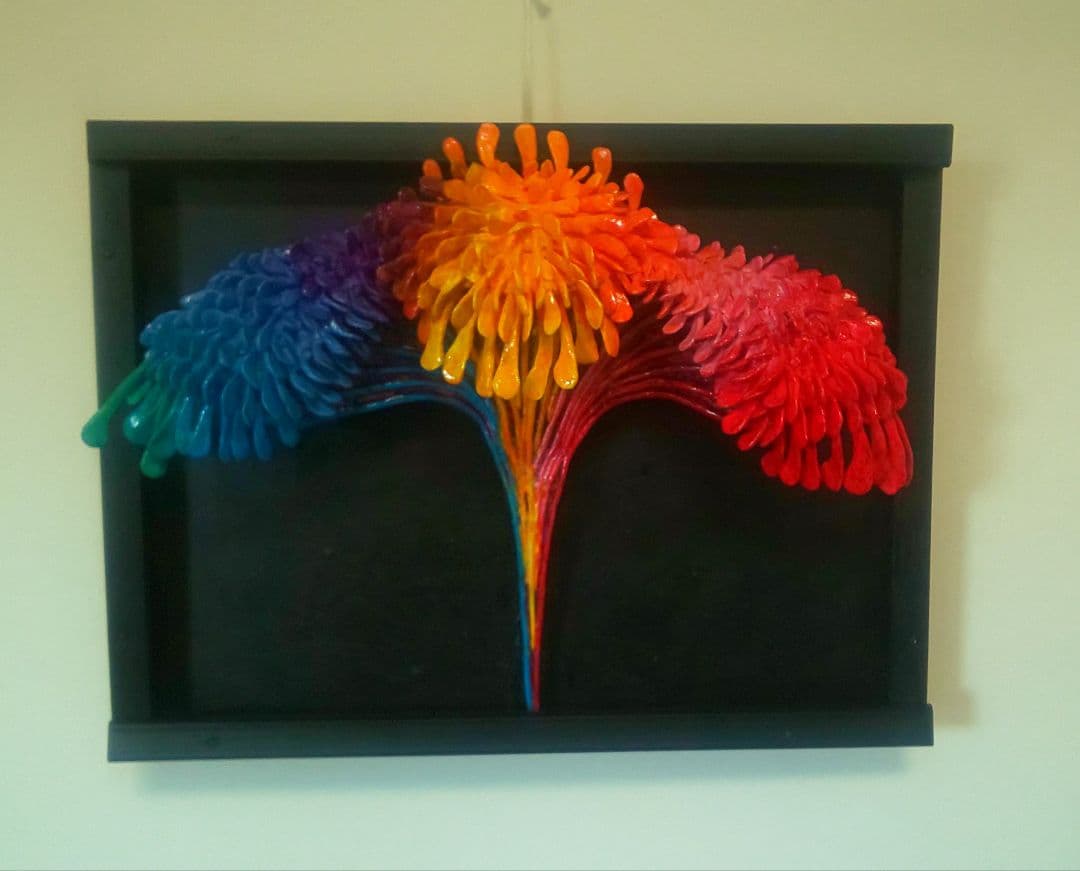 「三冠花火」（未来絵画）