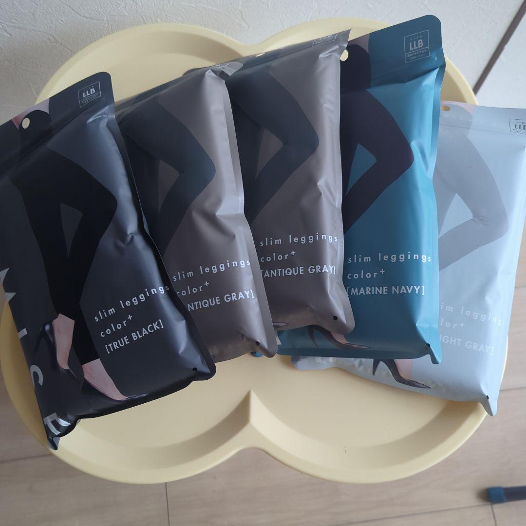 スリムレギンス 4色5セット