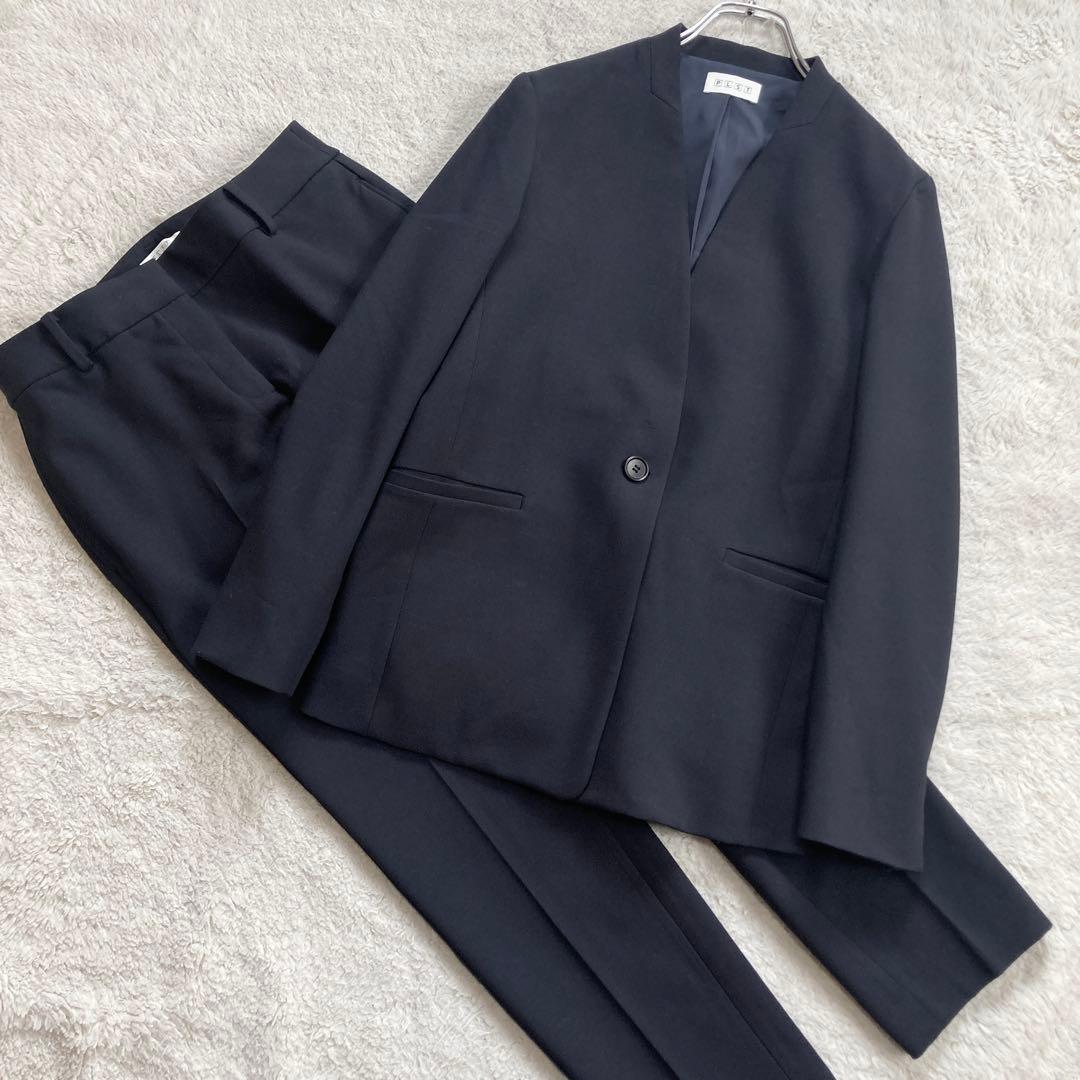 極美品・近年✨PLST ウォームリザーブカラーレスジャケット パンツ