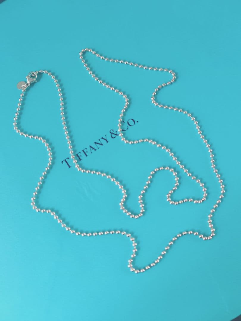 TIFFANY ティファニー ボールチェーン ロング ネックレス シルバー 楽天市場】質屋 ティファニー TIFFANY & Co. ボール チェーン