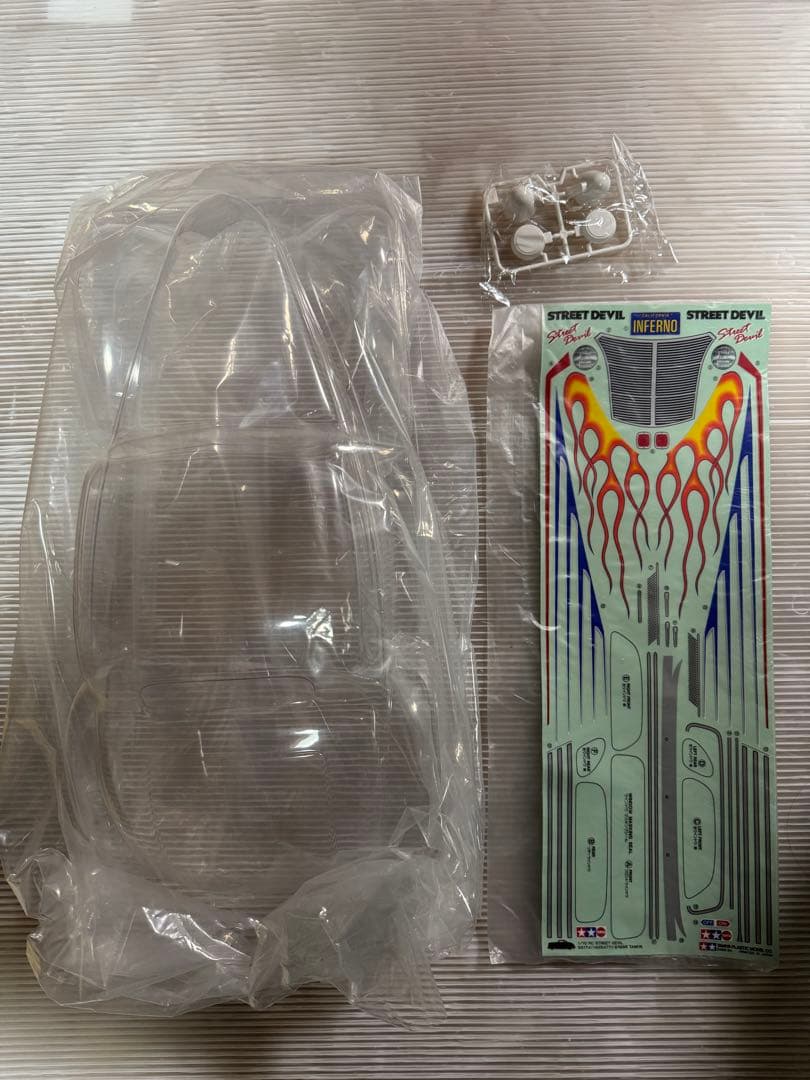 タミヤ 1/10 ストリートデビル　ボディ　デカール
