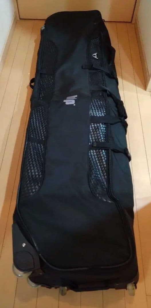blp スノーボードケース バッグ キャリー キャスター付 4ウィール ブラック blpスノーボード スキーキャリーバッグ ケース オールインワン 四輪