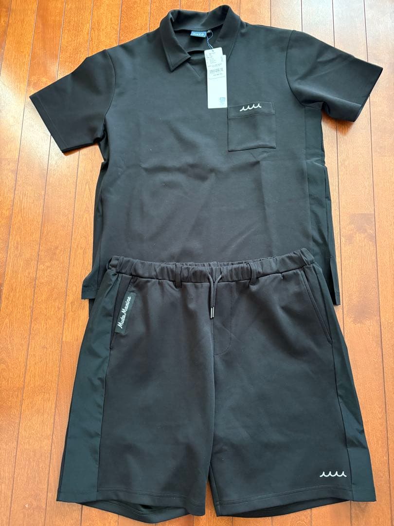 muta ブラック ポロシャツ ショートパンツ セット 希少XL