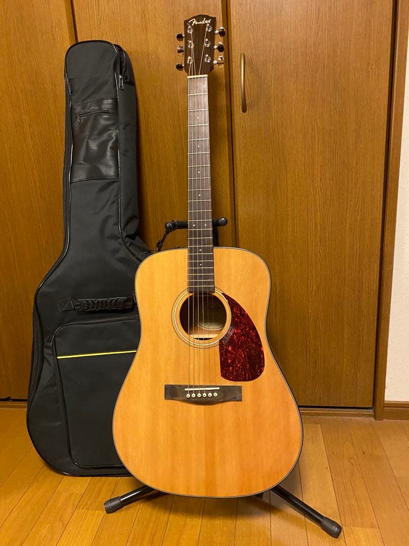 fender.アコギCD-140s.エレアコ仕様、トップ単板、ギグバック美品付き