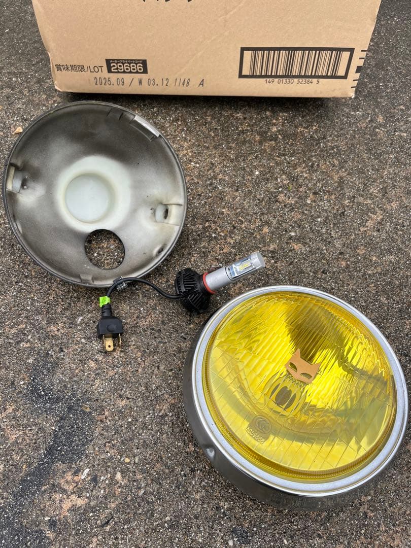 マーシャルタイプヘッドライト　マーシャル純正ケース pastelroadshop_8017-y