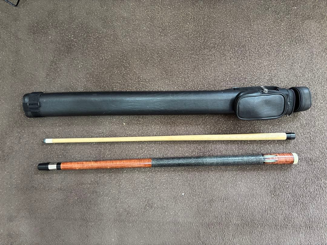 【希少6剣/ケース付】JOSSプレイキュー E02902 貝インレイ19.3oz