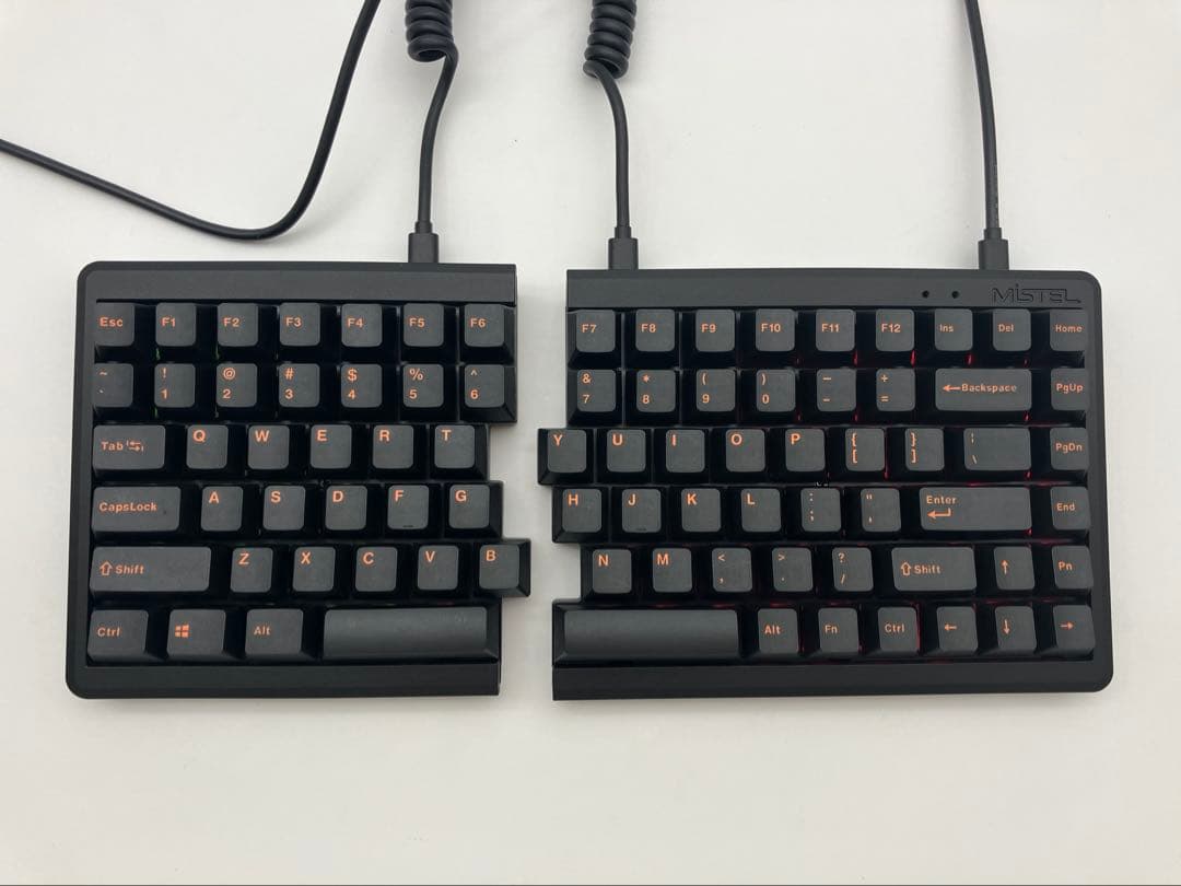 Mistel Barocco MD770RGB 分割型キーボード US配列 茶軸