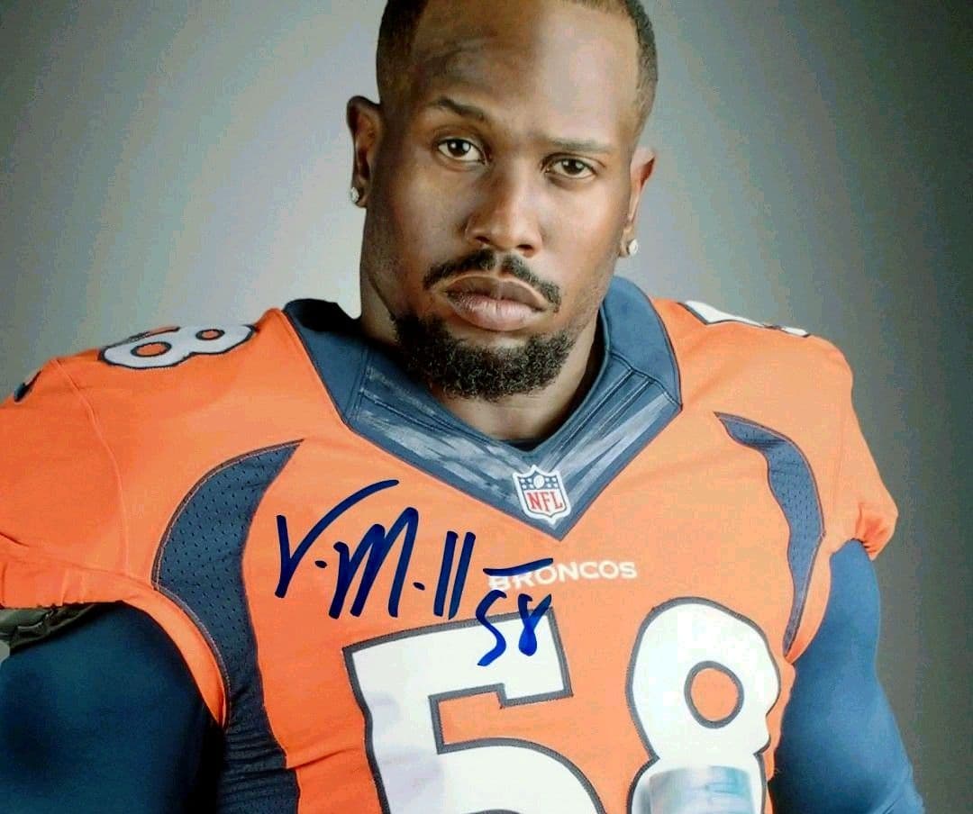 ボン・ミラー直筆サイン入り写真…アメリカンフットボール…